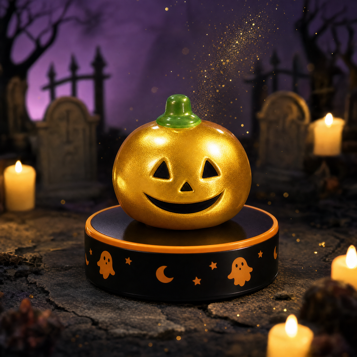Molten Jack - rare gold edition jack-o-lantern mochi monster