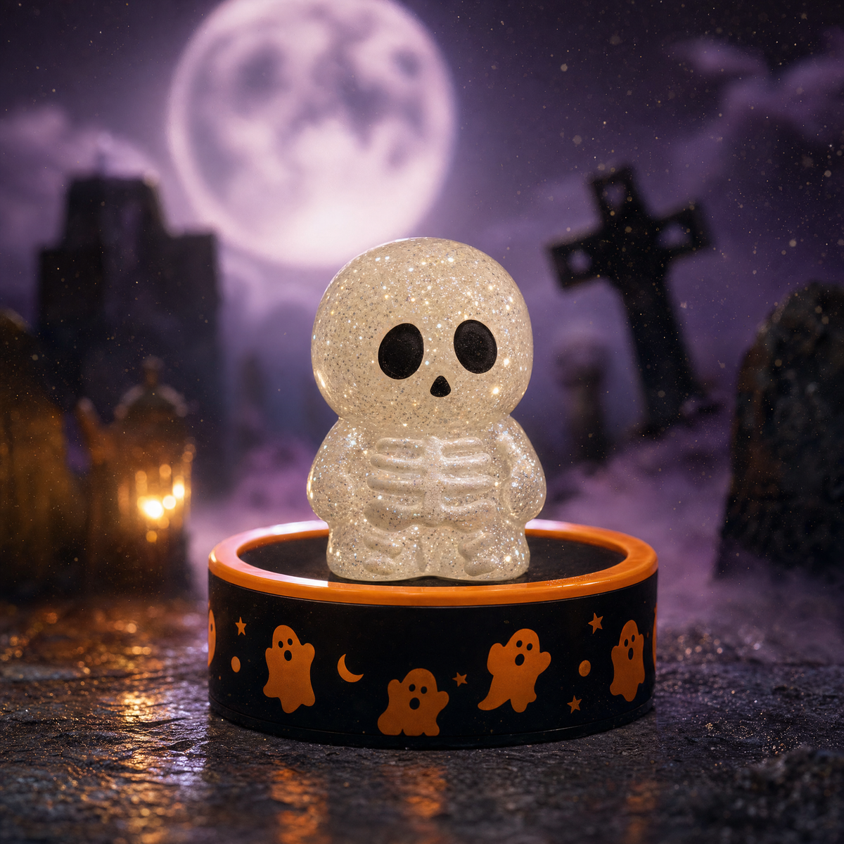 Grim Glimmer - ultra-rare glitter skeleton chase monster