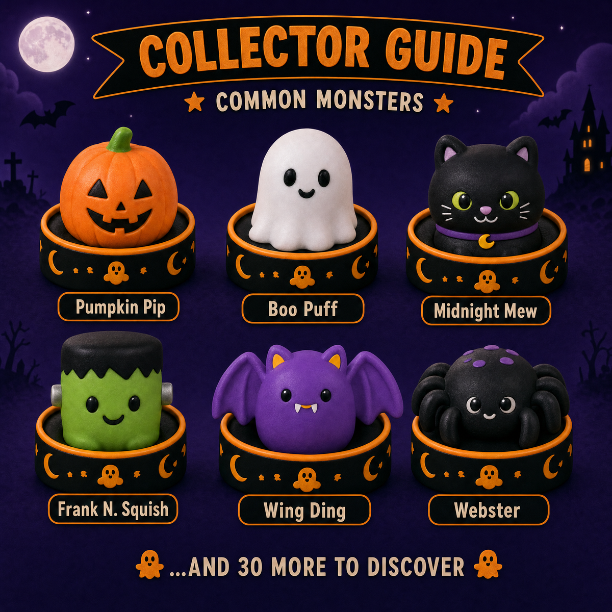Common monsters rarity poster