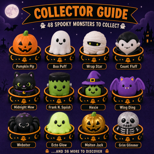 Collector guide - 48 spooky Mochi Monsters to collect